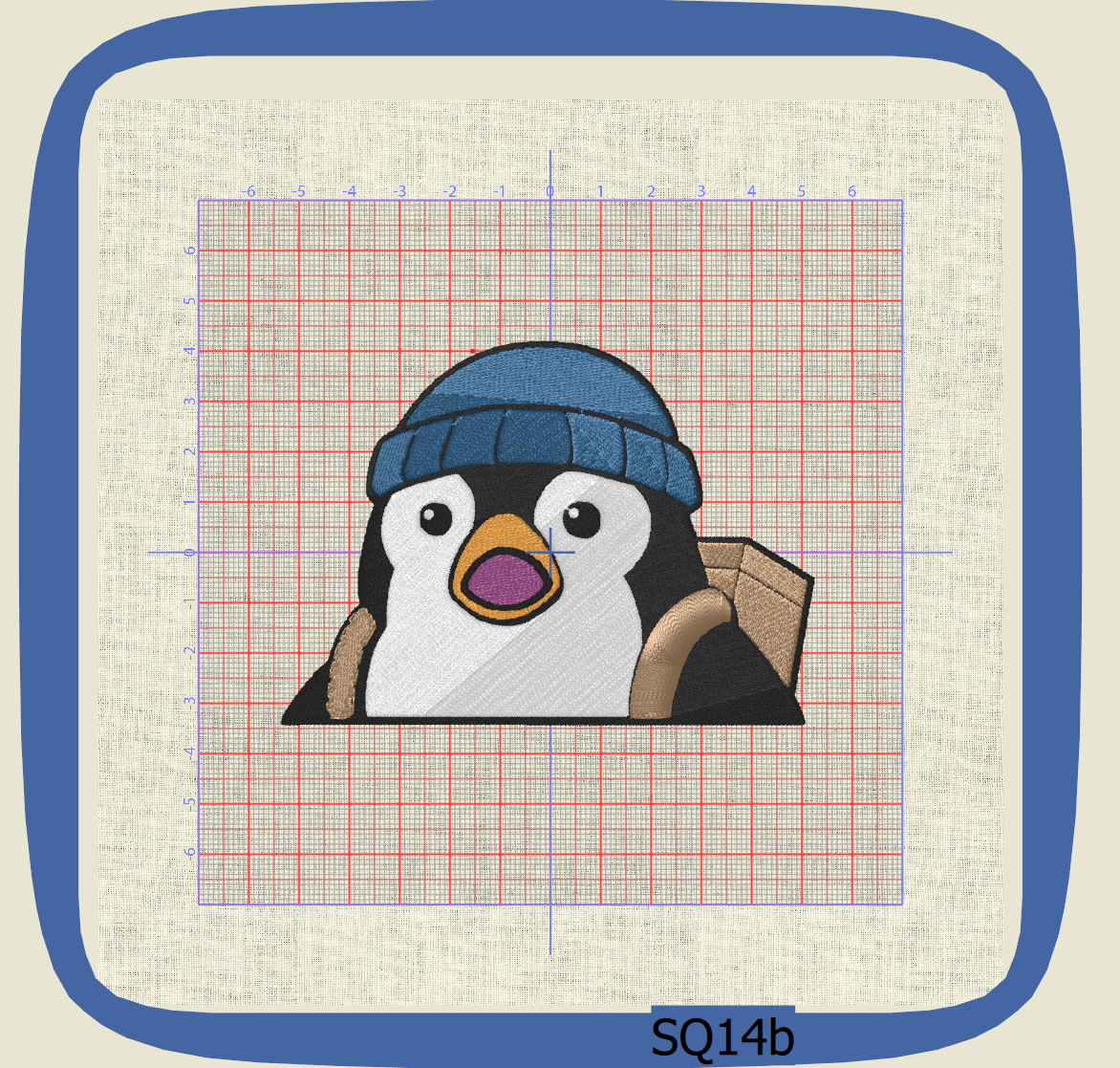 haft komputerowy projekt valorant pingwin